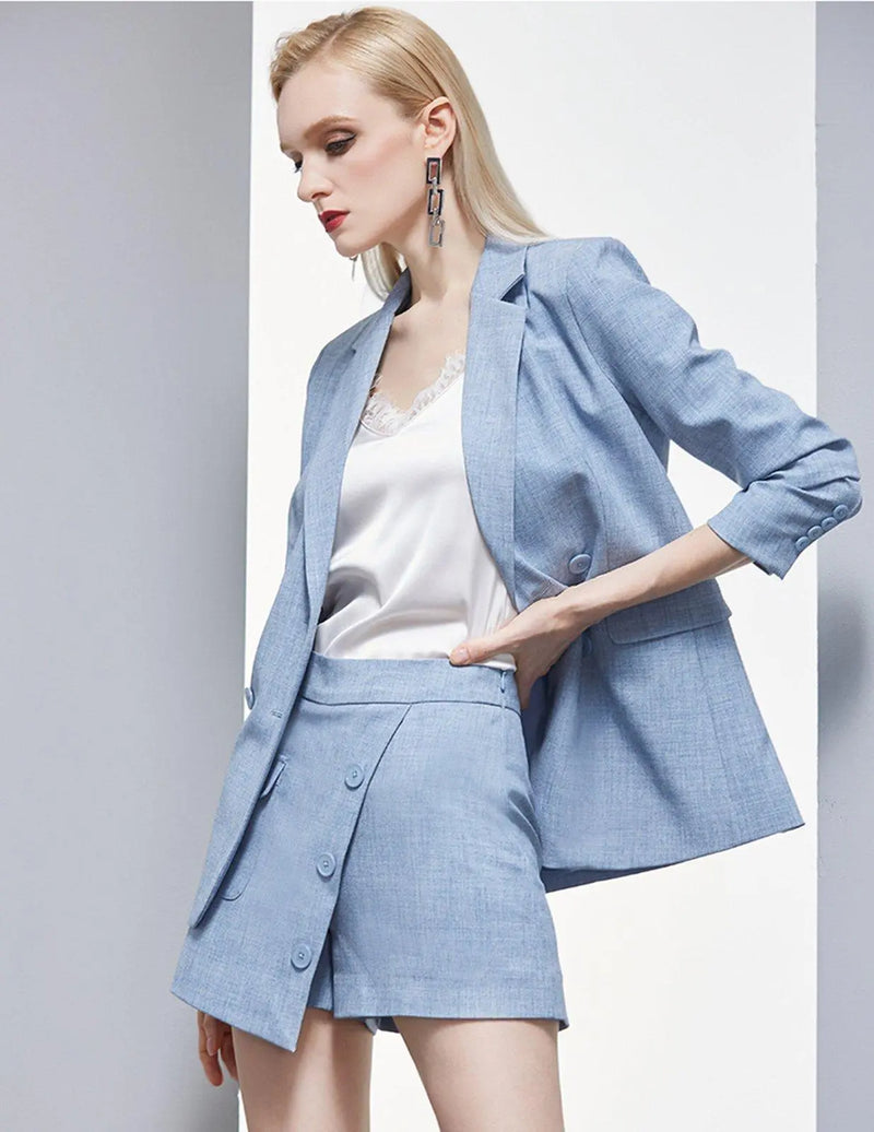 Women blazer Suit and skirt set,2 Piece ...